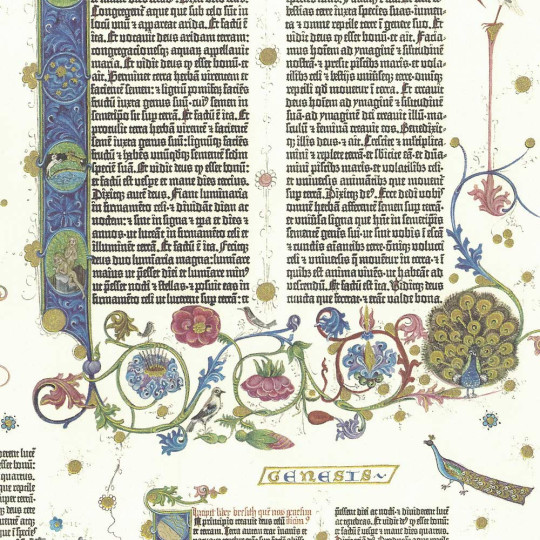 Genesis Script Print Italian Paper ~ Leonardo Communication